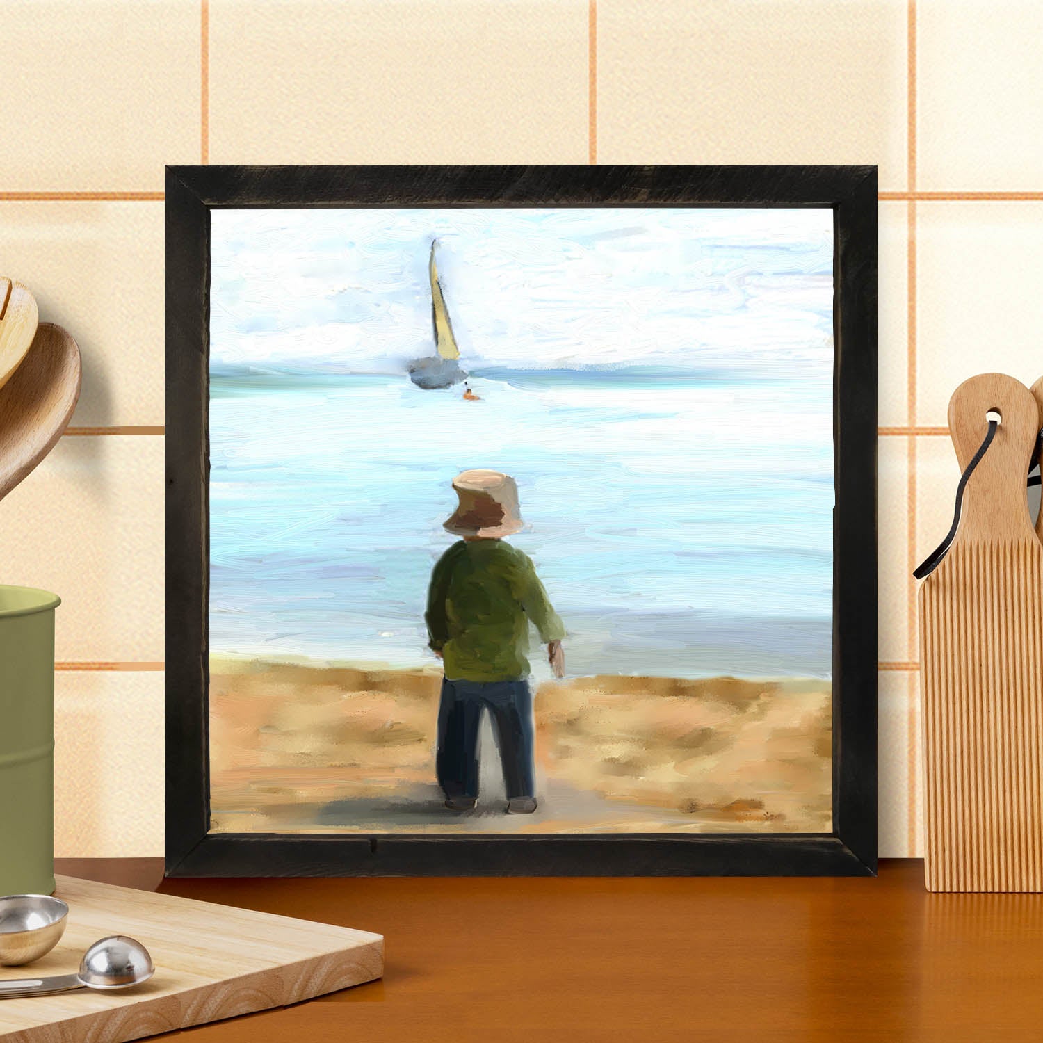 Boy on The Beach