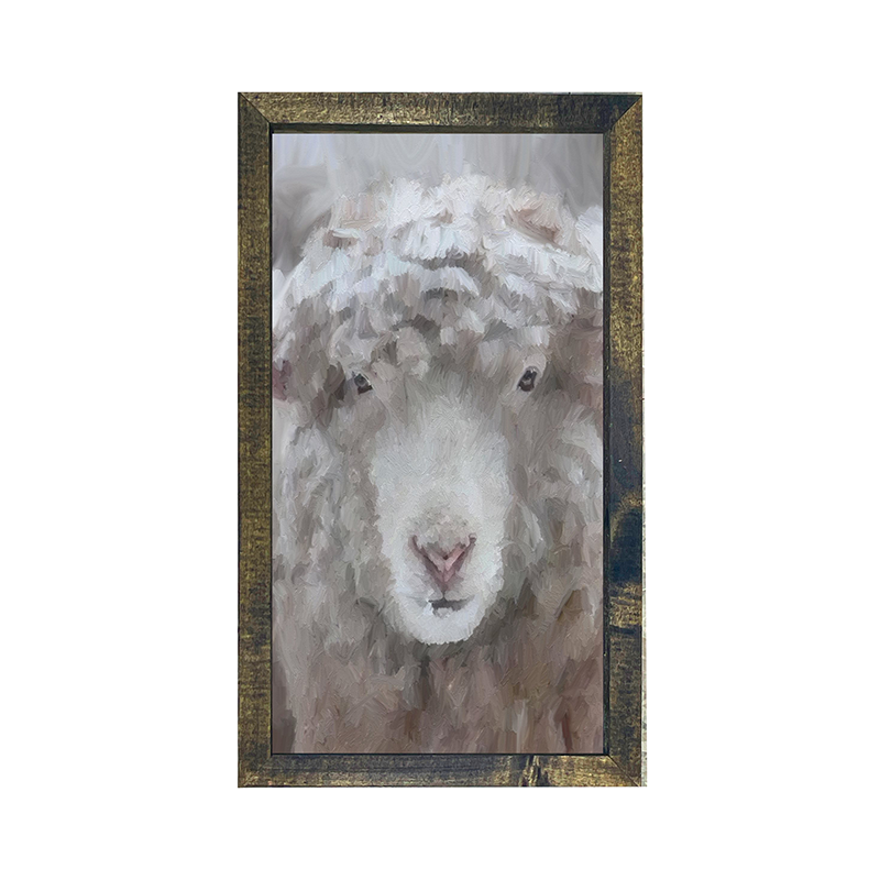 Winter Sheep Face