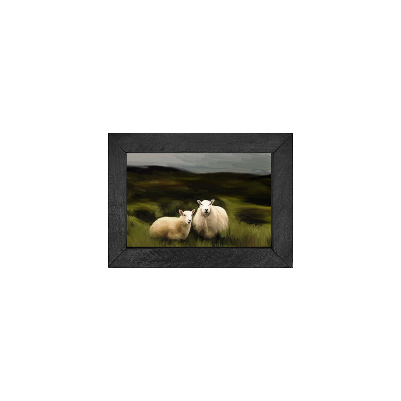 Two sheep pasture