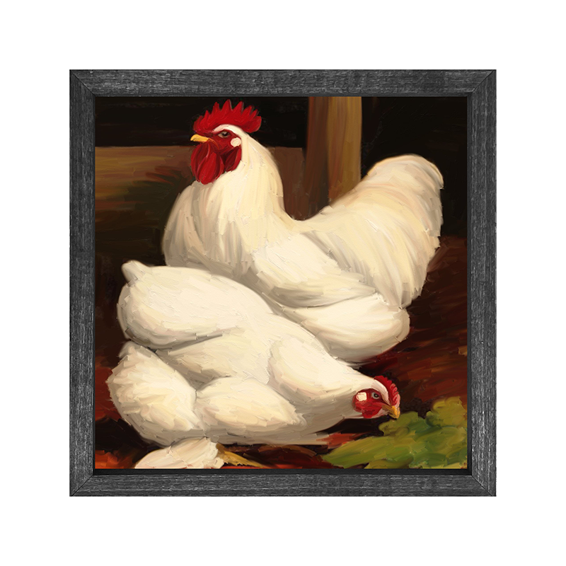 Rooster - white
