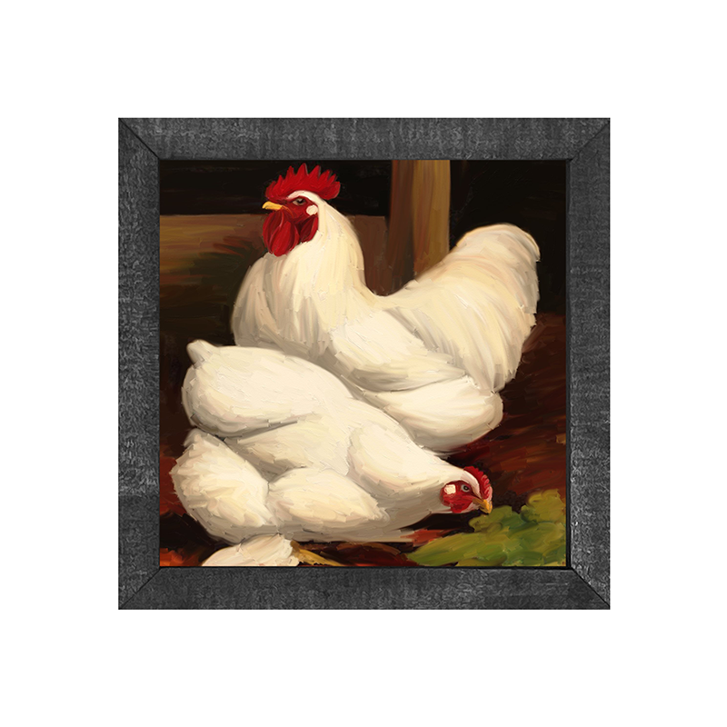 Rooster - white