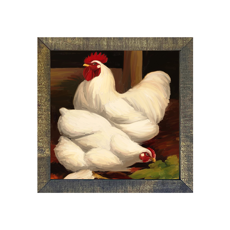 Rooster - white