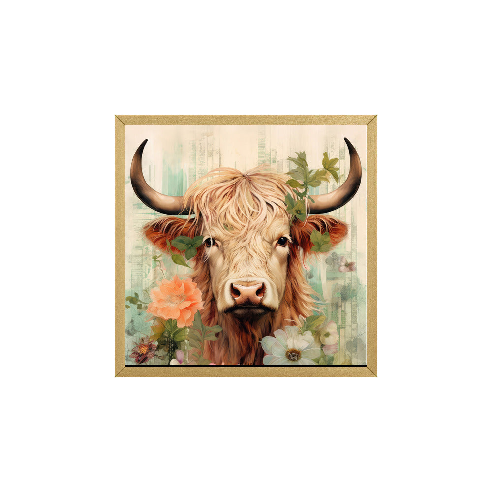 AD-1104 in Metallic Gold Gallery Frame, BL
