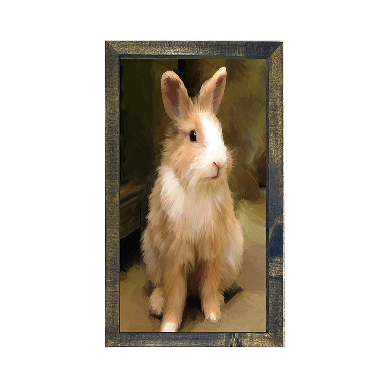 Sitting Rabbit - Vertical Frame