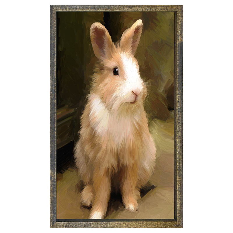 Sitting Rabbit - Vertical Frame