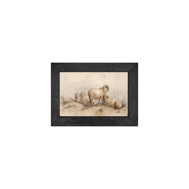 Peaceful sheep - Horizontal Frame