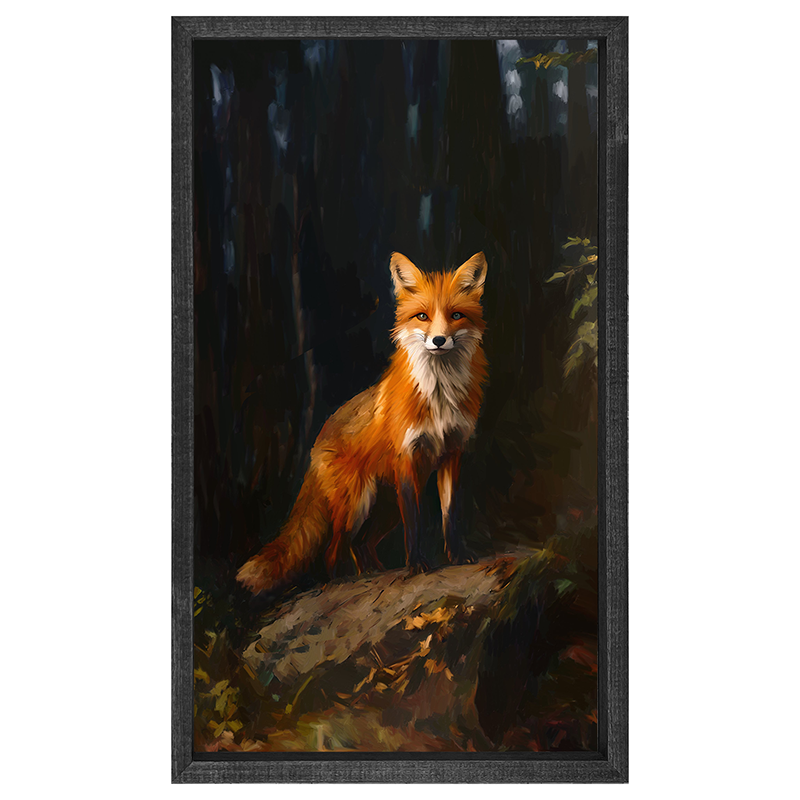 Forest Fox - Vertical Frame