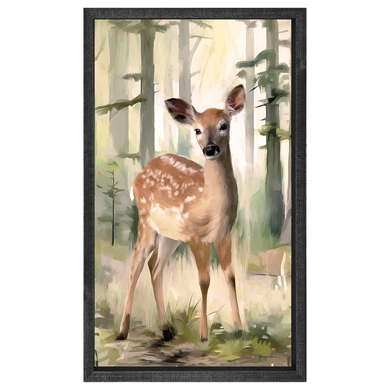Forest Doe - Vertical Frame