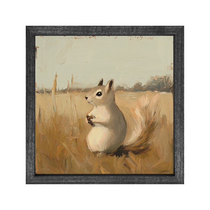Squirrel in field