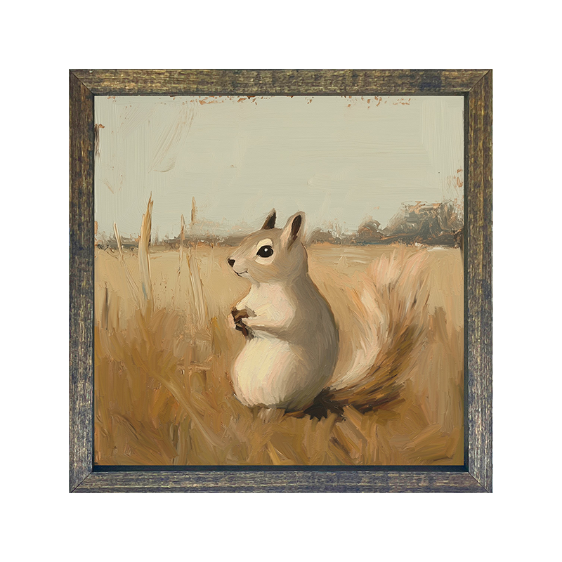 Squirrel in field