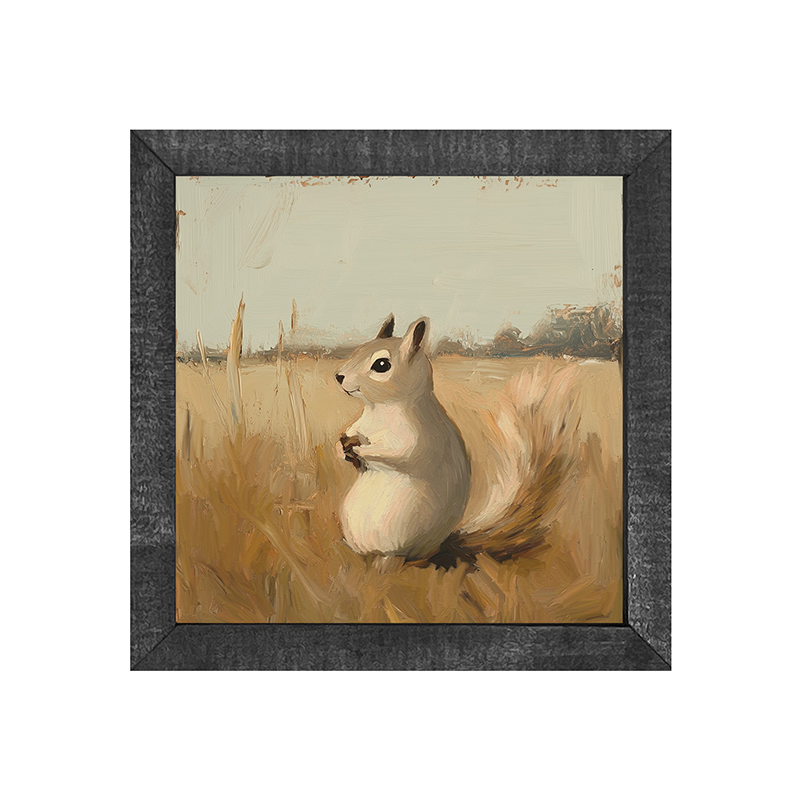 Squirrel in field