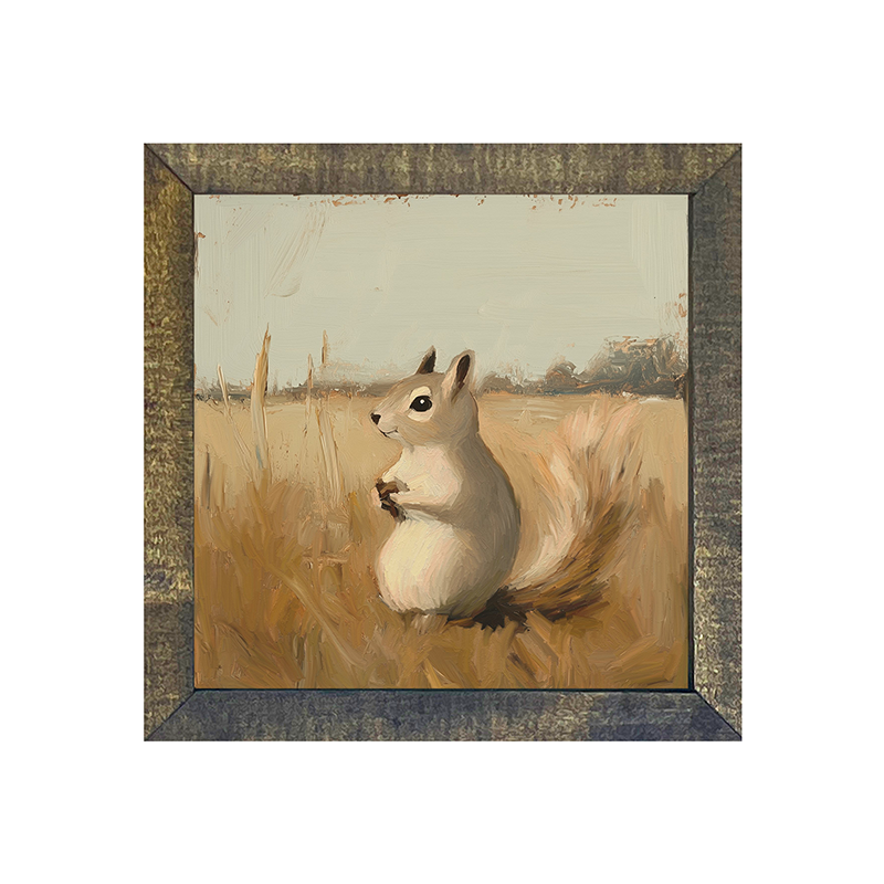Squirrel in field