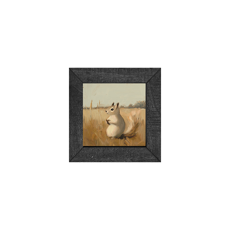 Squirrel in field