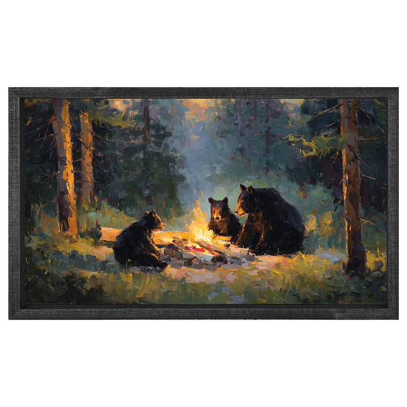Campfire Bears - Horizontal Frame