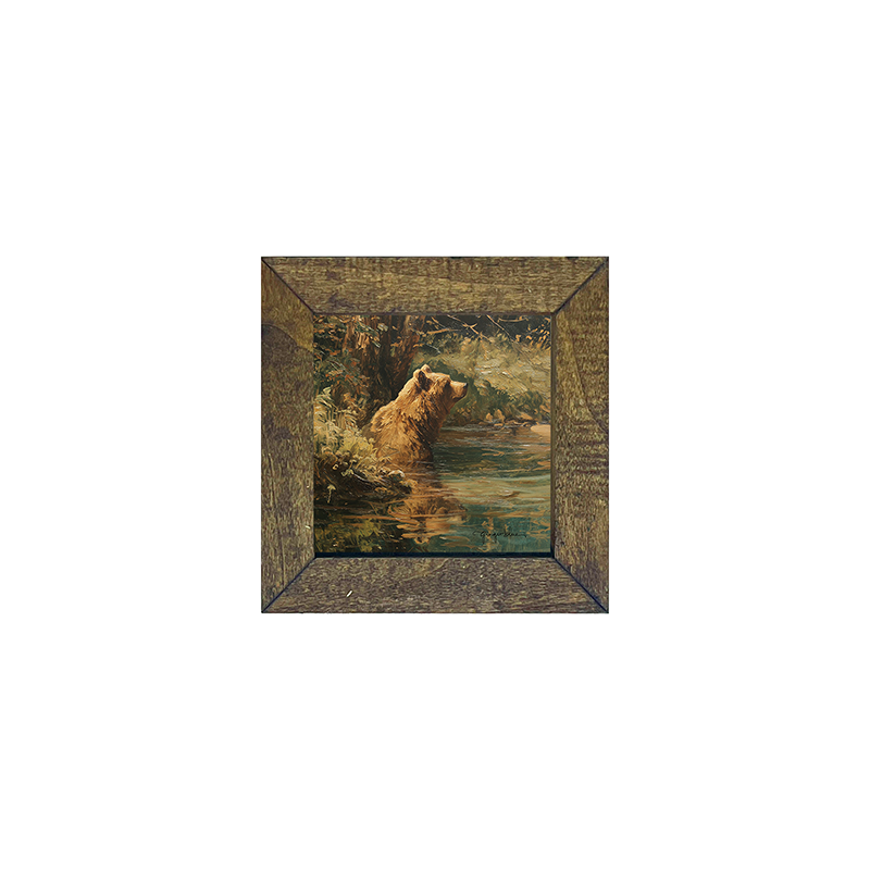 Brown Bear Relaxing in the Water