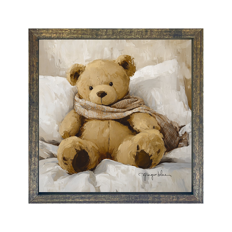 White Scarf Teddy Bear