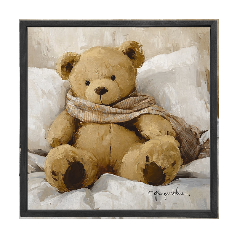 White Scarf Teddy Bear
