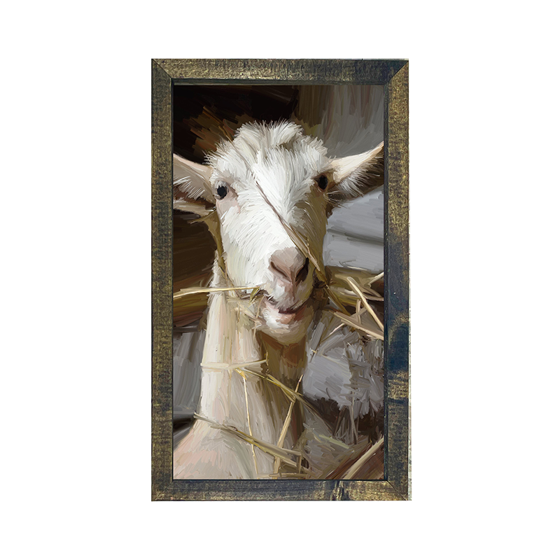 Goat Eating Grass
