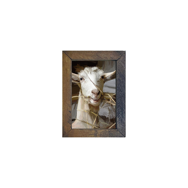 Goat Eating Grass