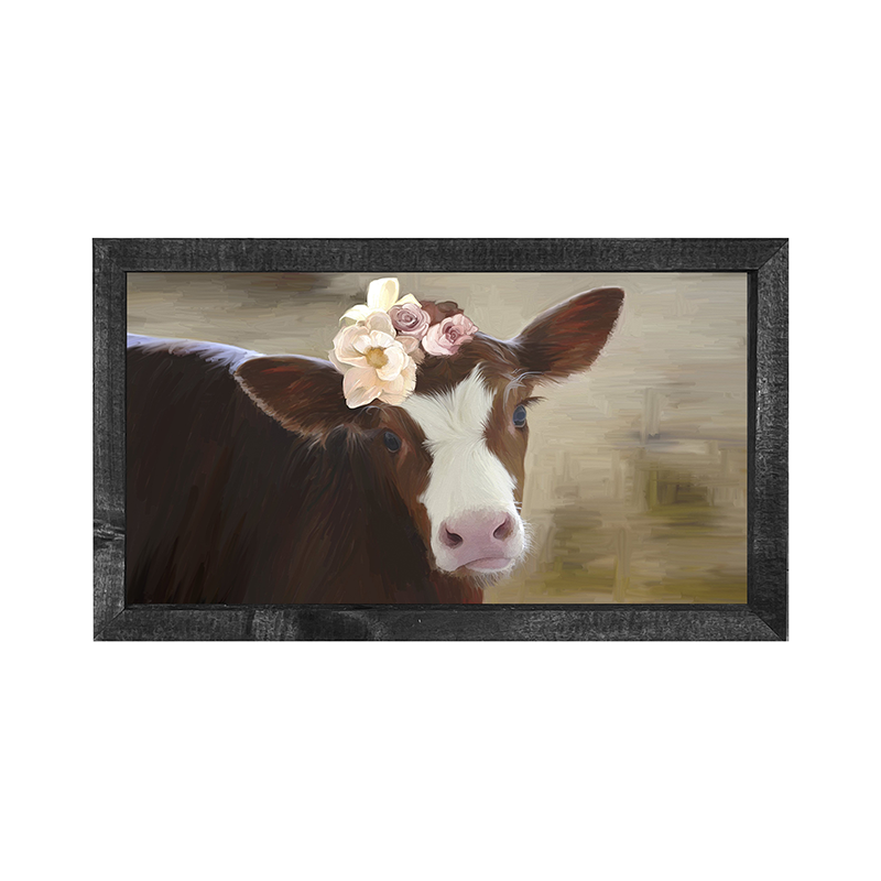 Baby Cow w Flowers