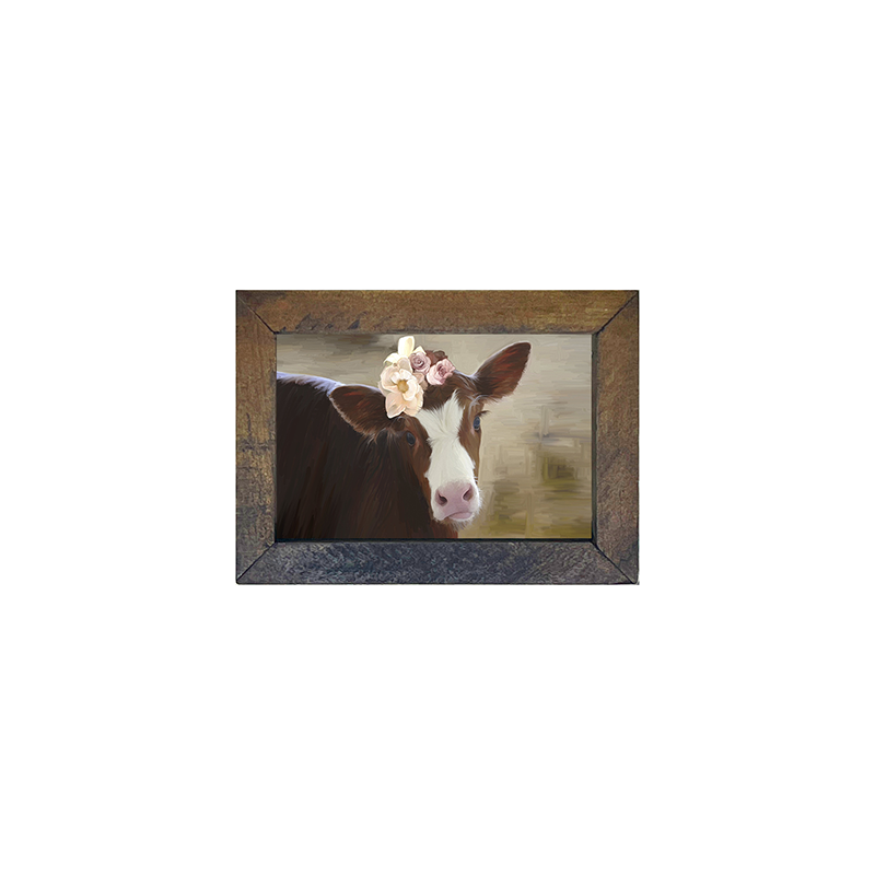 Baby Cow w Flowers