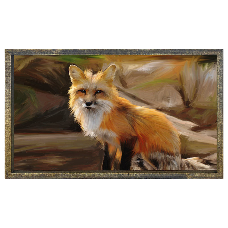 Sitting Fox