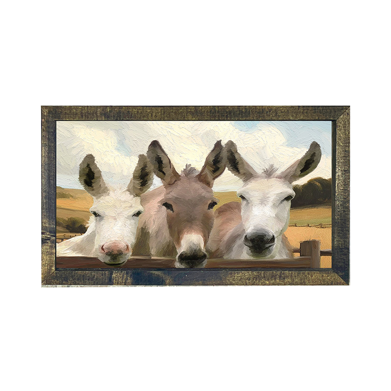 Donkey Friends - Horizontal Frame