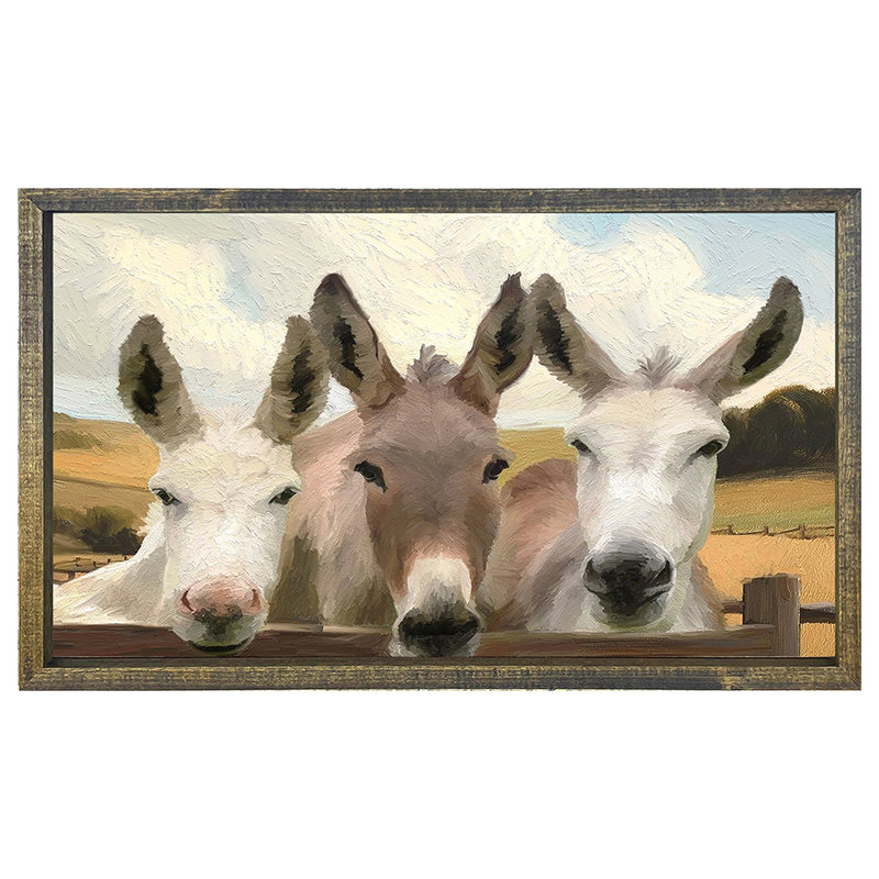 Donkey Friends - Horizontal Frame