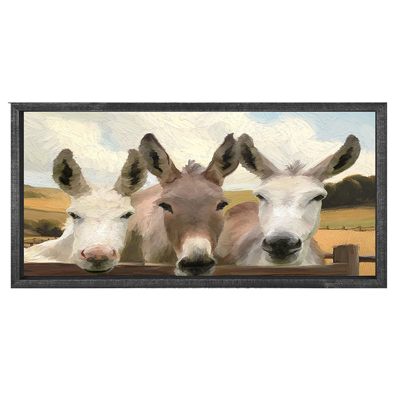 Donkey Friends - Horizontal Frame