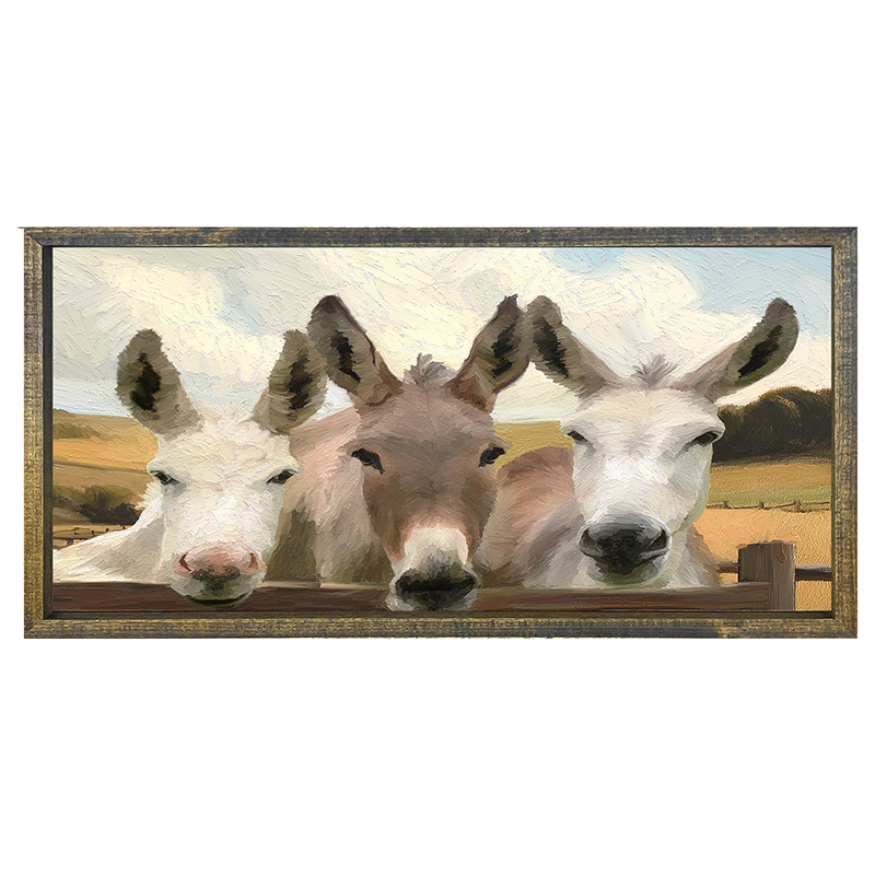 Donkey Friends - Horizontal Frame