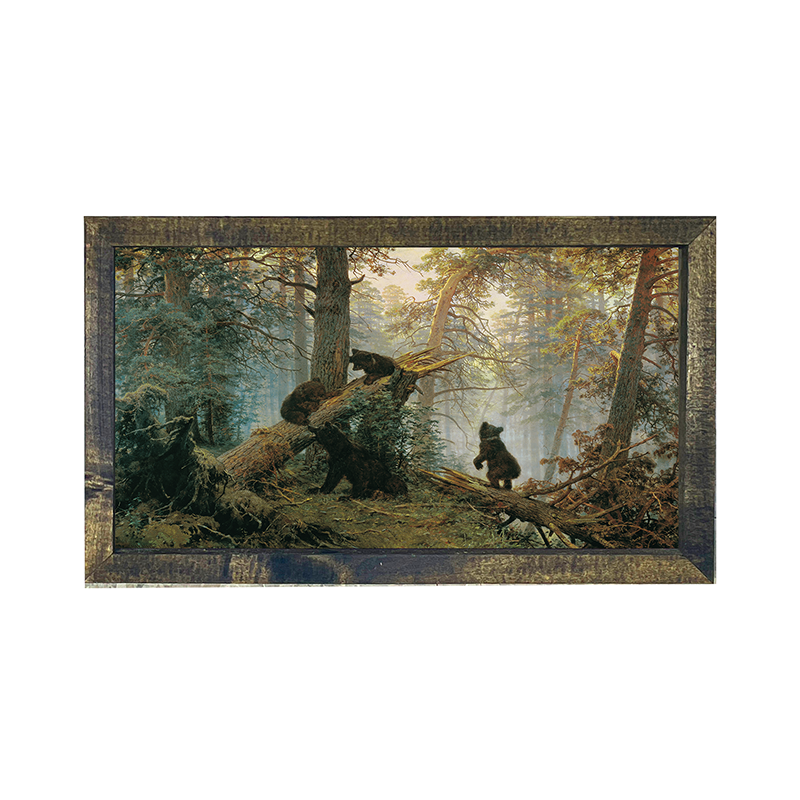 Black Bear Cubs - Horizontal Frame