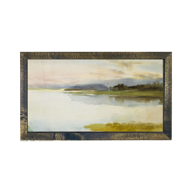 Vintage Quiet Lake Shore