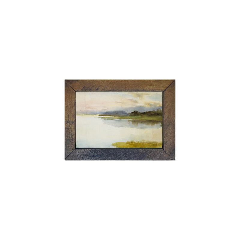 Vintage Quiet Lake Shore