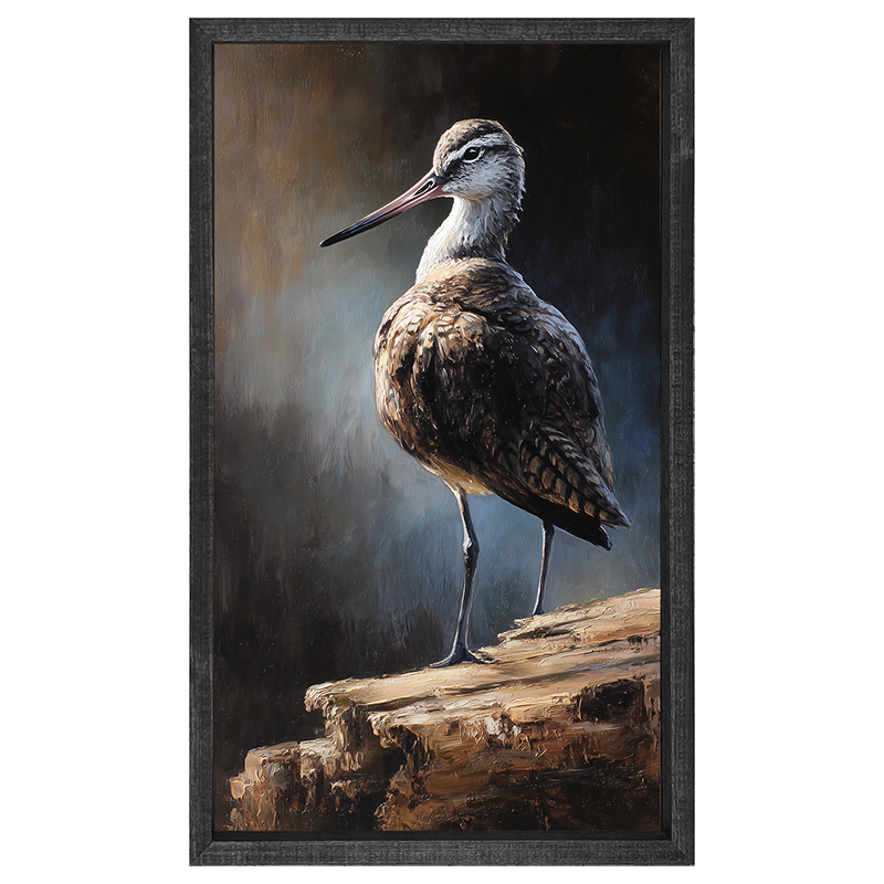 Beach Bird - Sandpiper - Vertical Frame