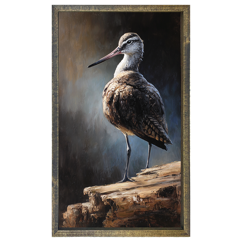 Beach Bird - Sandpiper - Vertical Frame