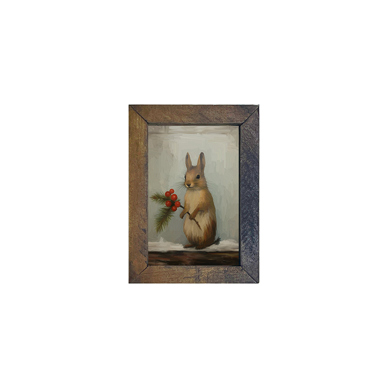 Christmas Squirrel-Vertical Frame
