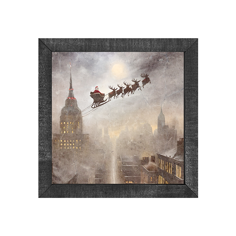Cityscape Santa
