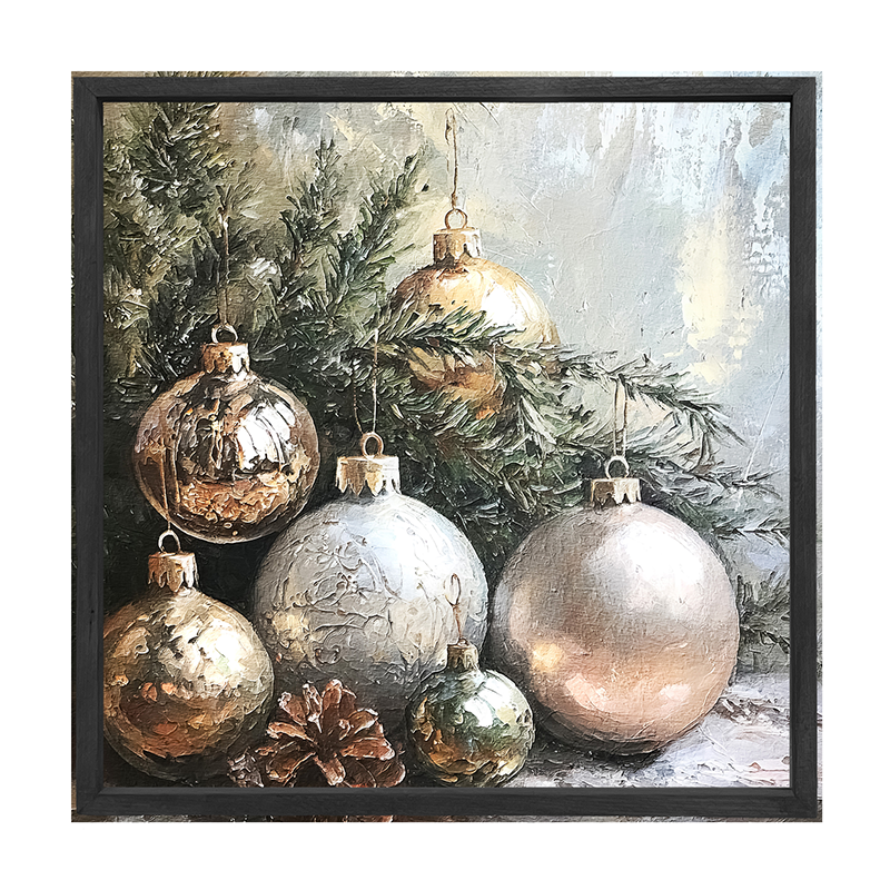 Silver and Gold Ornaments