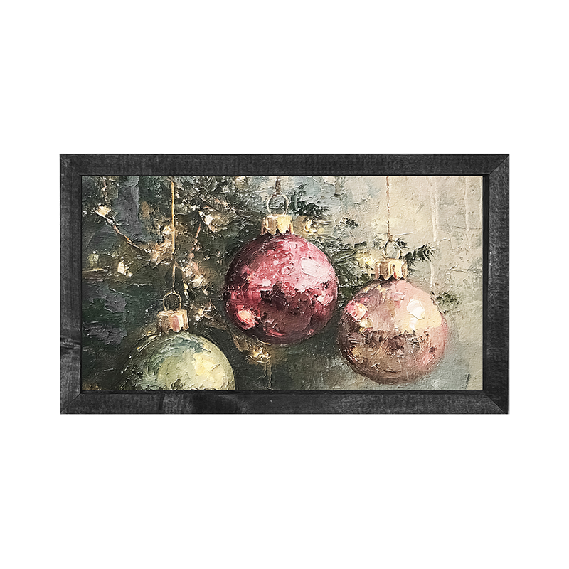 Ornaments on a Tree - Horizontal Frame
