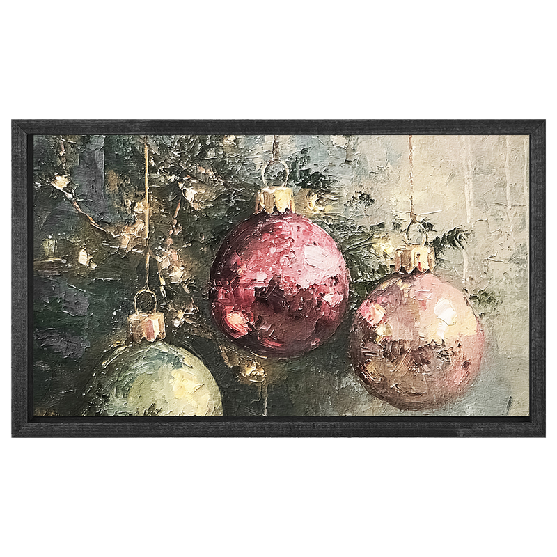 Ornaments on a Tree - Horizontal Frame