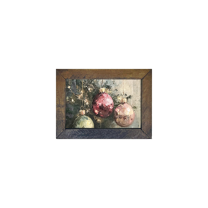 Ornaments on a Tree - Horizontal Frame