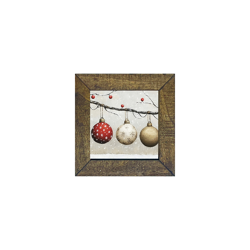 Snowy Ornaments