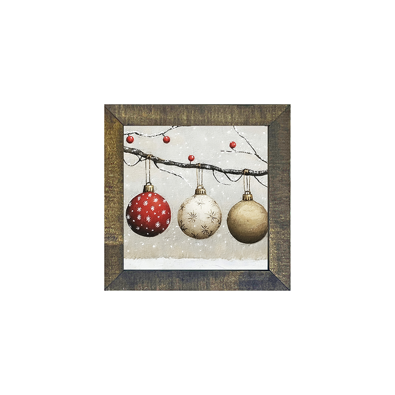 Snowy Ornaments
