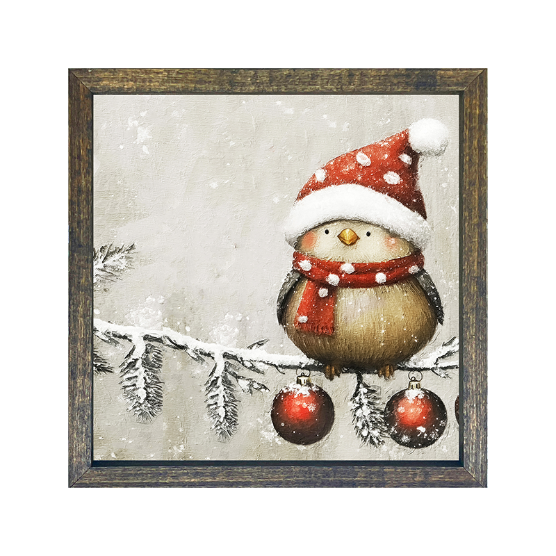 Christmas bird with Ornaments