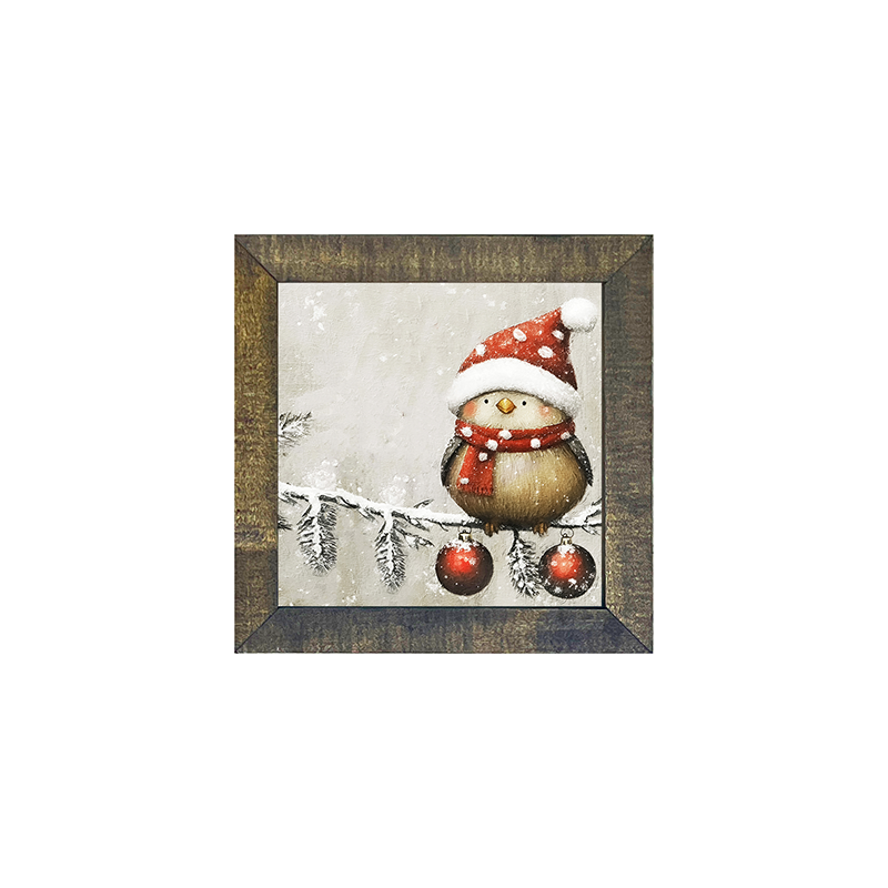 Christmas bird with Ornaments