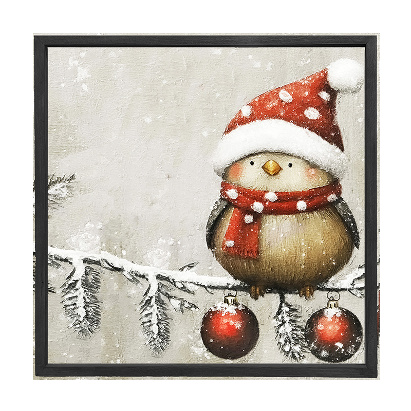 Christmas bird with Ornaments