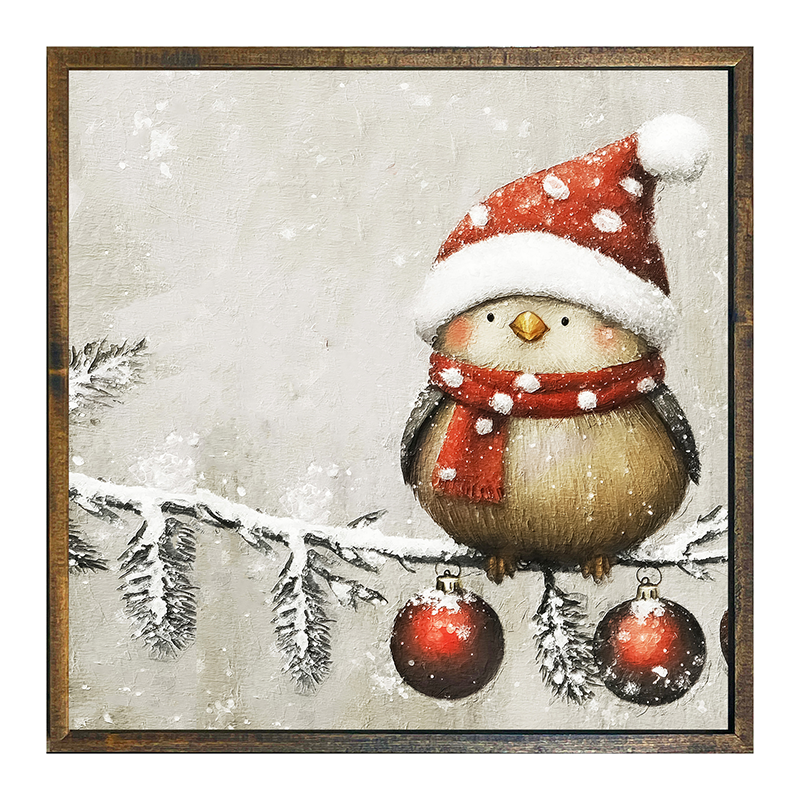 Christmas bird with Ornaments