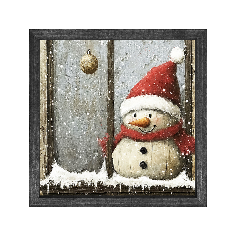 Snowman with Ornaments