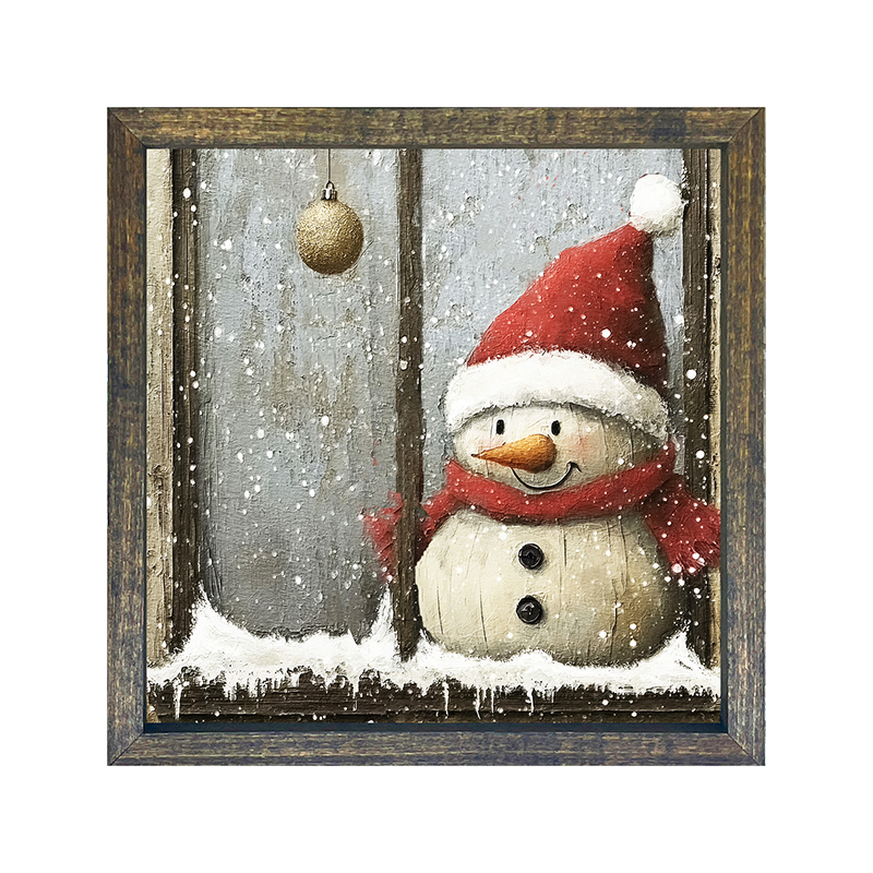 Snowman with Ornaments