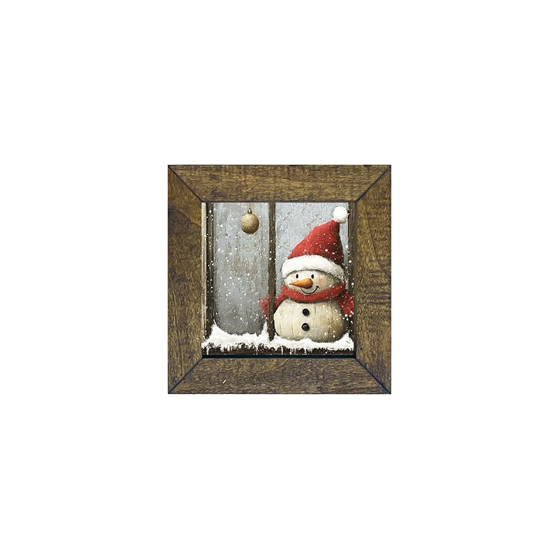 Snowman with Ornaments